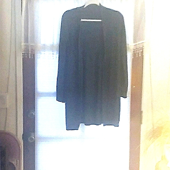 MAX EDITION WOMEN  DARK GRAY CARDIGAN  SIZE M - Picture 4 of 4